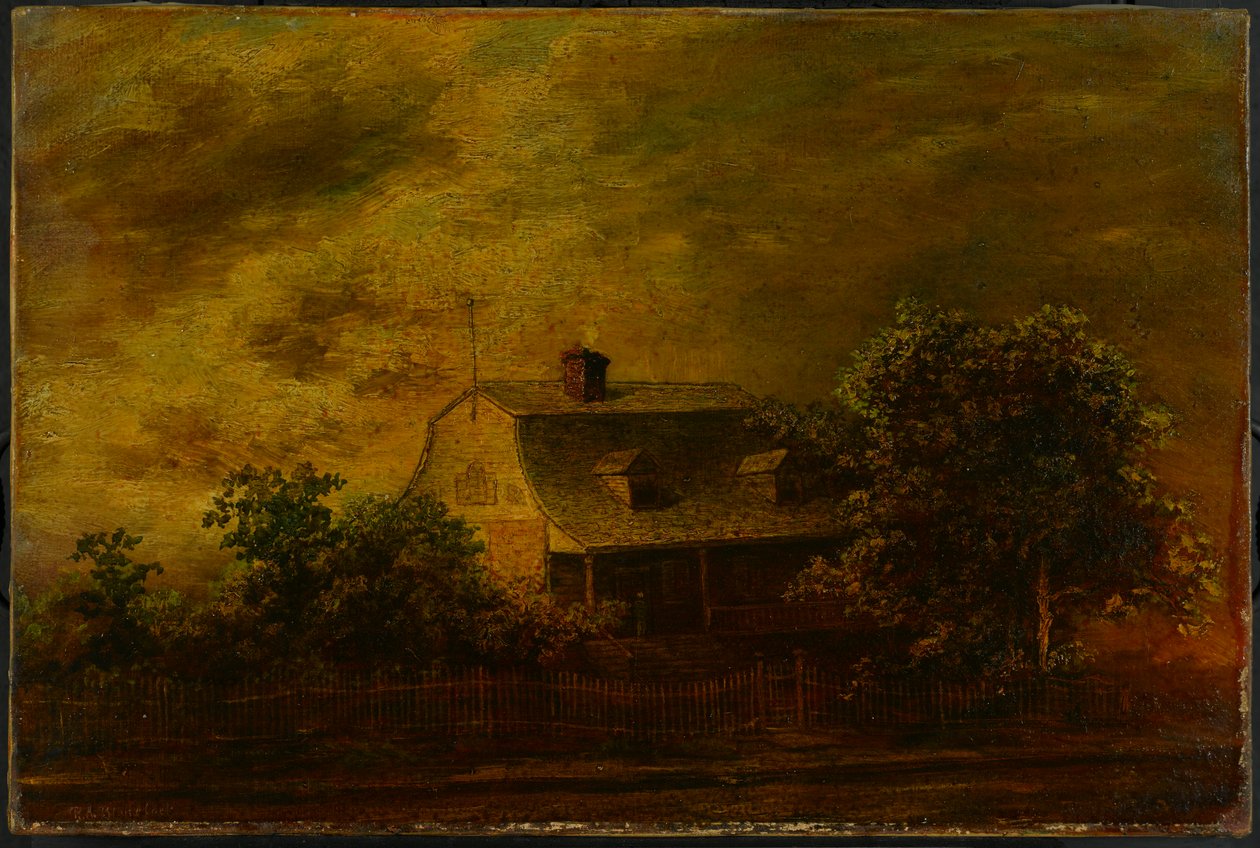 Farmhouse of F. B. Guest by Ralph Albert Blakelock