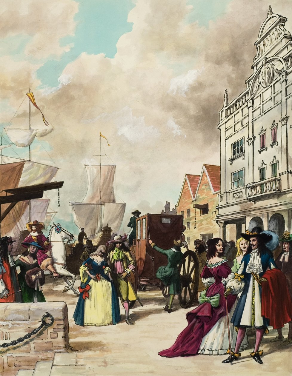 King Charles II Restores the Theatre by Ralph Bruce