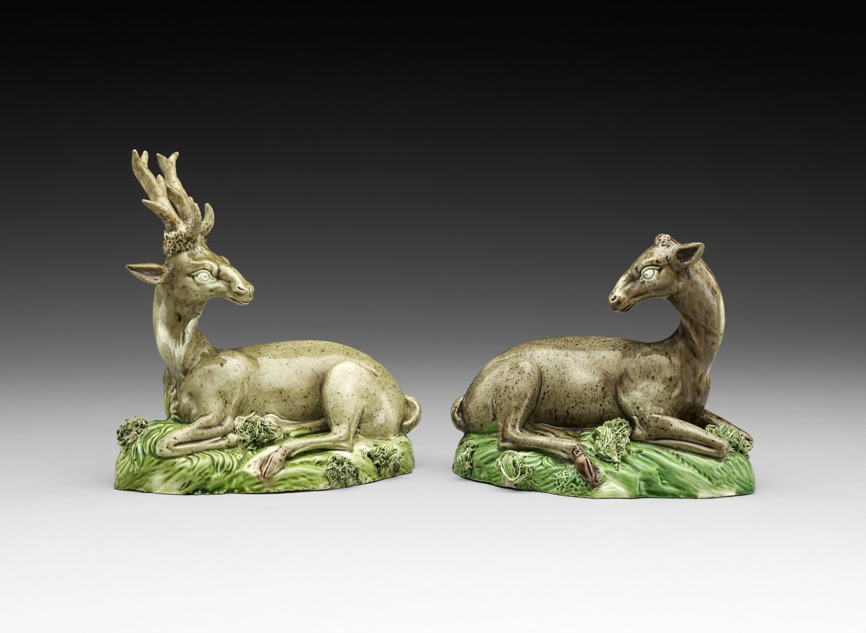 Hind and Stag by Ralph Sr. Wood