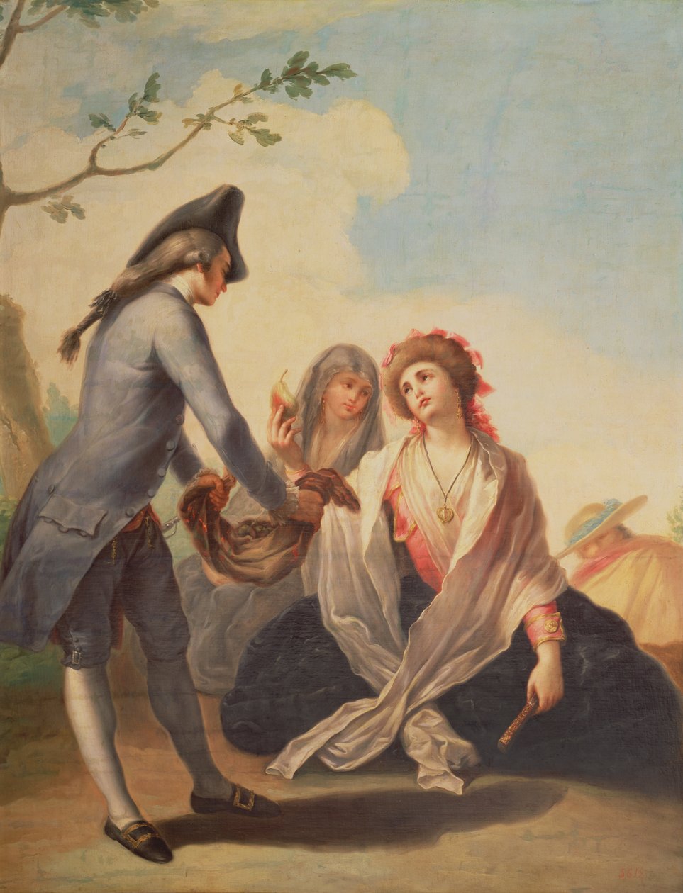 A Country Gift, c.1778 by Ramon Bayeu y Subias