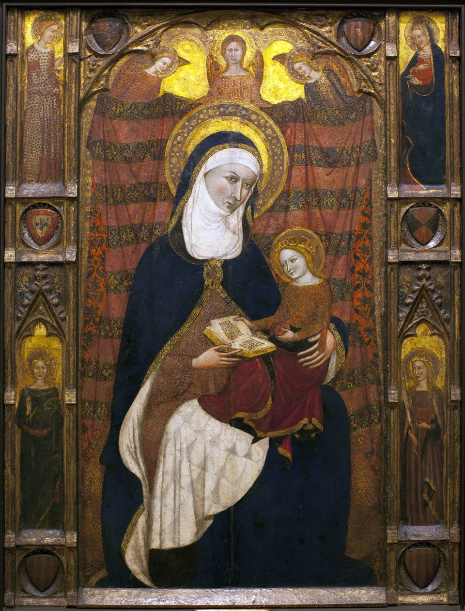 Saint Anne and the Virgin (detail) by Ramon Destorrents