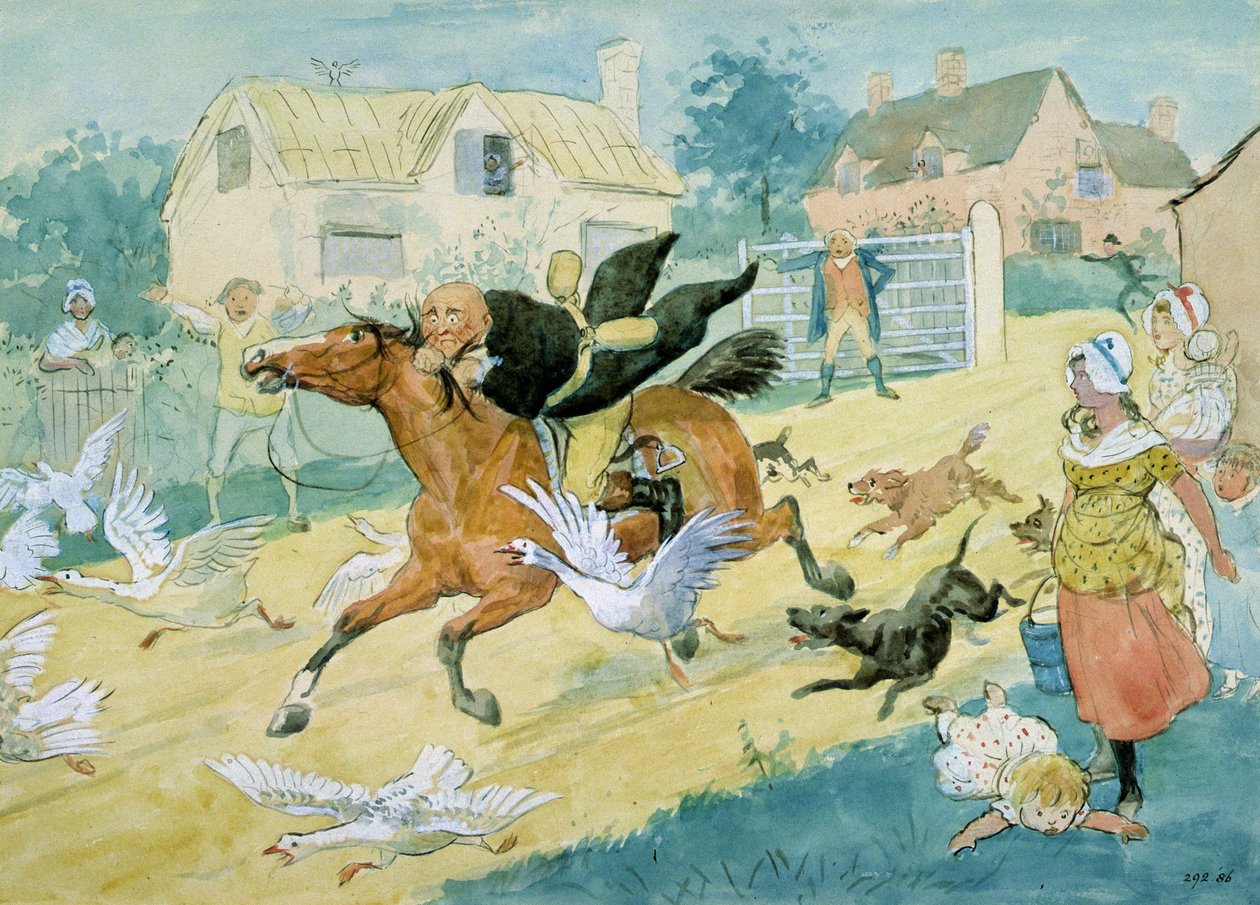 John Gilpin riding to Edmonton by Randolph Caldecott