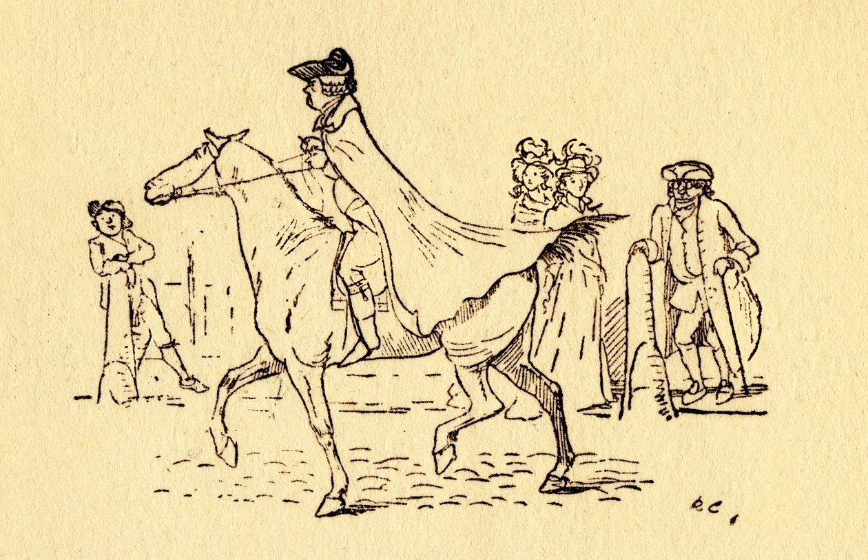 John Gilpin sets out on his journey to Edmonton by Randolph Caldecott