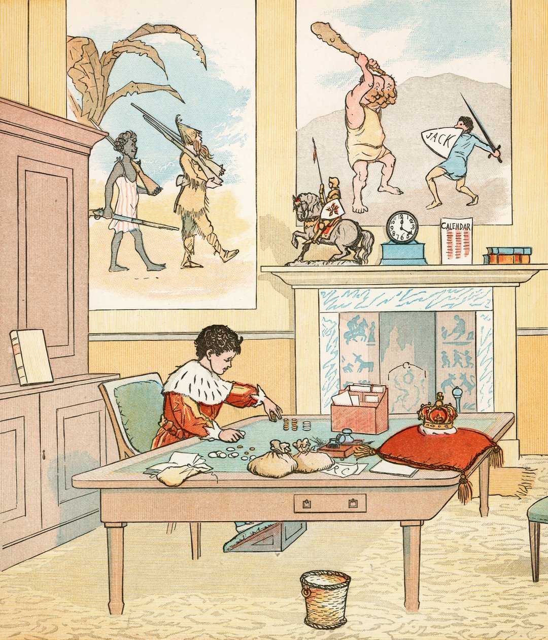 The King was in his Counting House by Randolph Caldecott