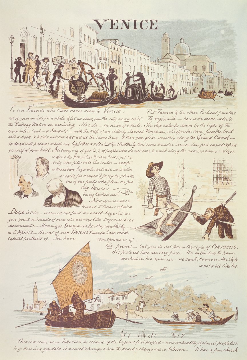 Venice, with Cartoon Sketches by Randolph Caldecott