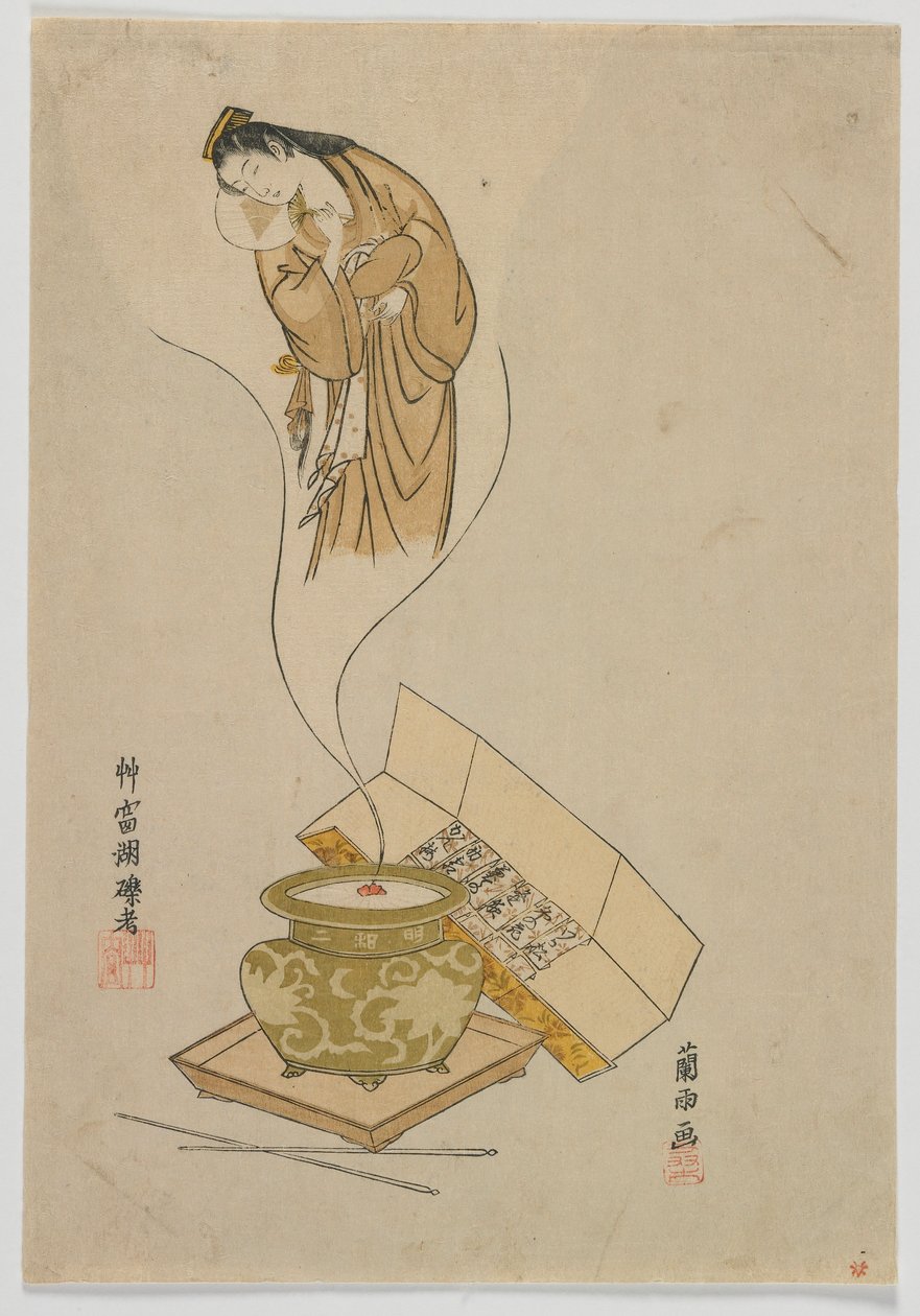 Apparition of the Courtesan, Edo Period, 1765 by Ranu