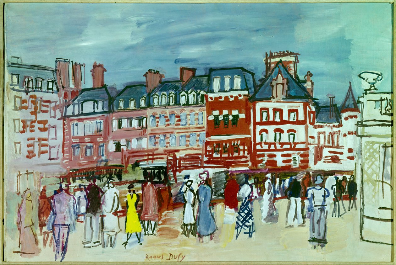Houses in Trouville by Raoul Dufy