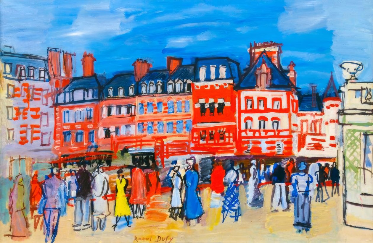 Houses in Trouville by Raoul Dufy