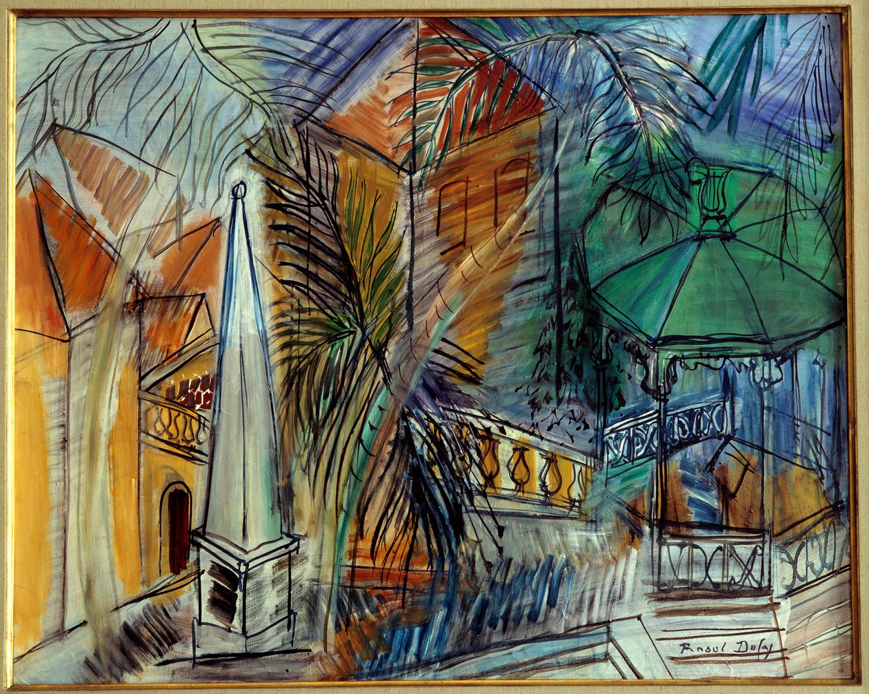 Public Garden in Hyeres by Raoul Dufy