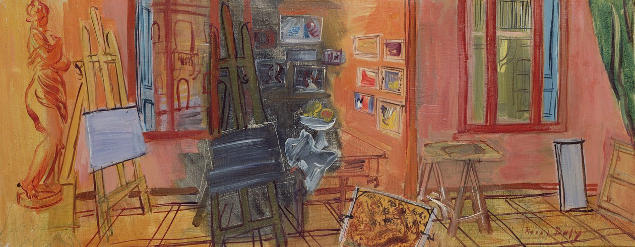 The Shivering Woman, Studio in Perpignan by Raoul Dufy