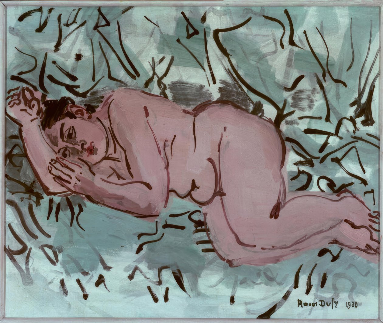 The Reclining Model by Raoul Dufy