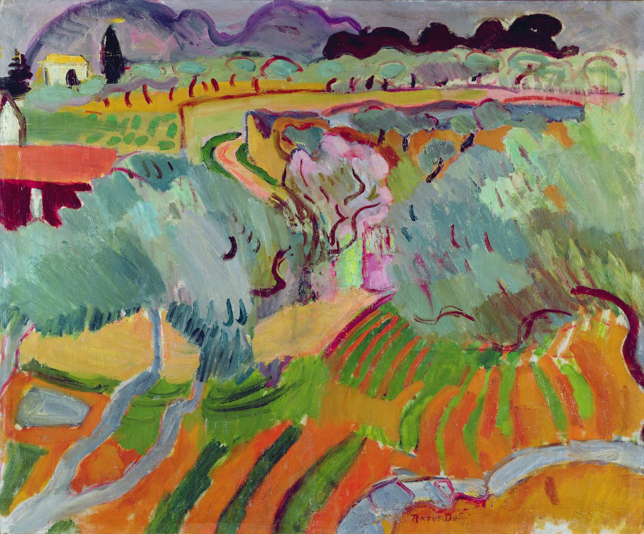 Landscape in Provence by Raoul Dufy: Buy fine art prints