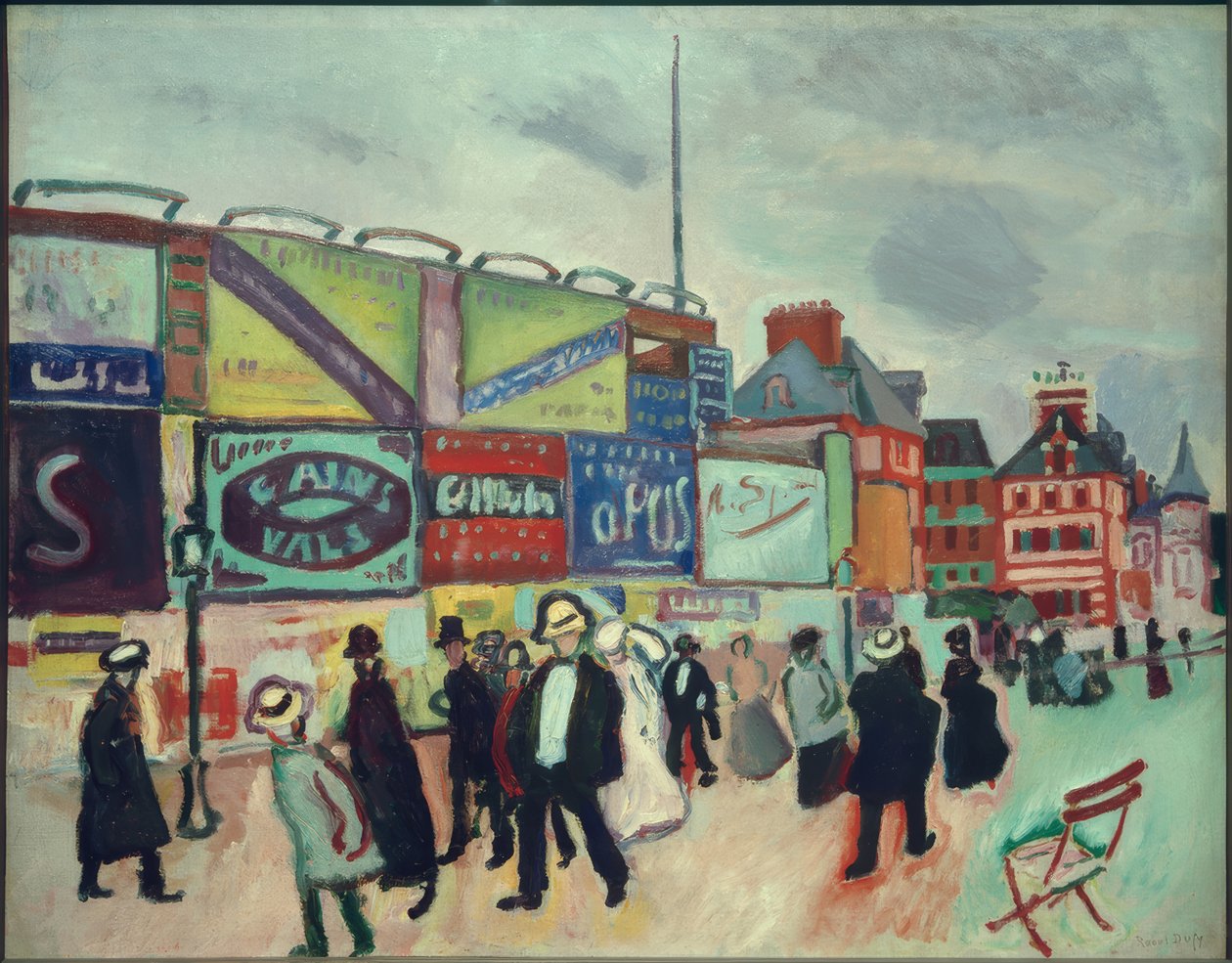 The Posters at Trouville by Raoul Dufy