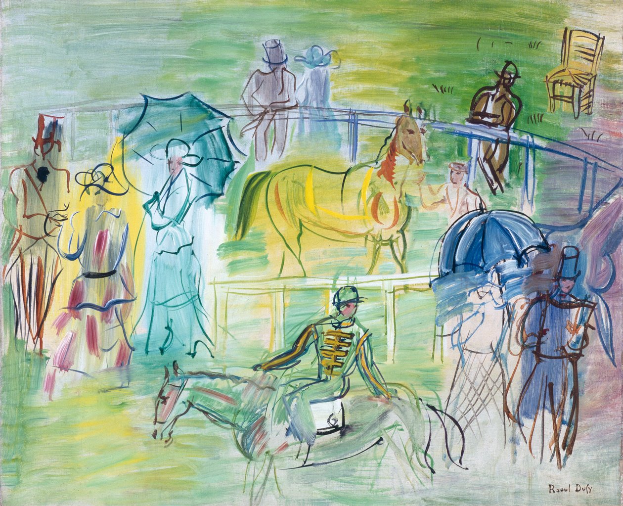 Paddock by Raoul Dufy: Premium art reproduction