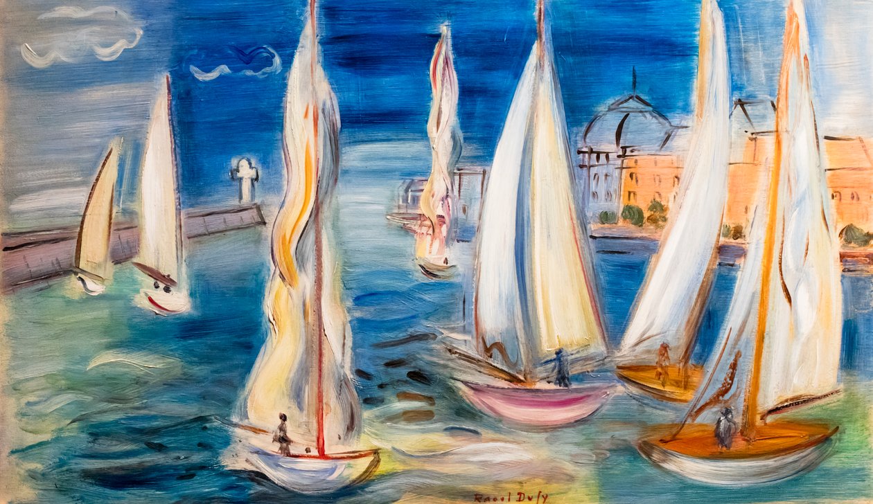 Regatta at Deauville by Raoul Dufy
