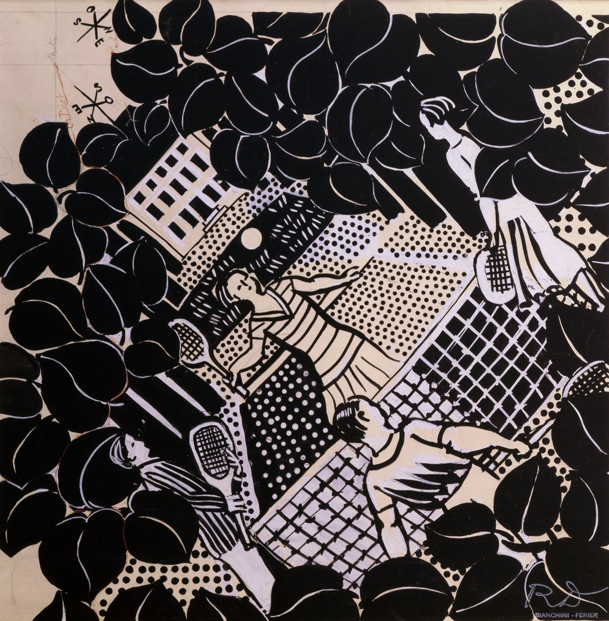 Tennis by Raoul Dufy