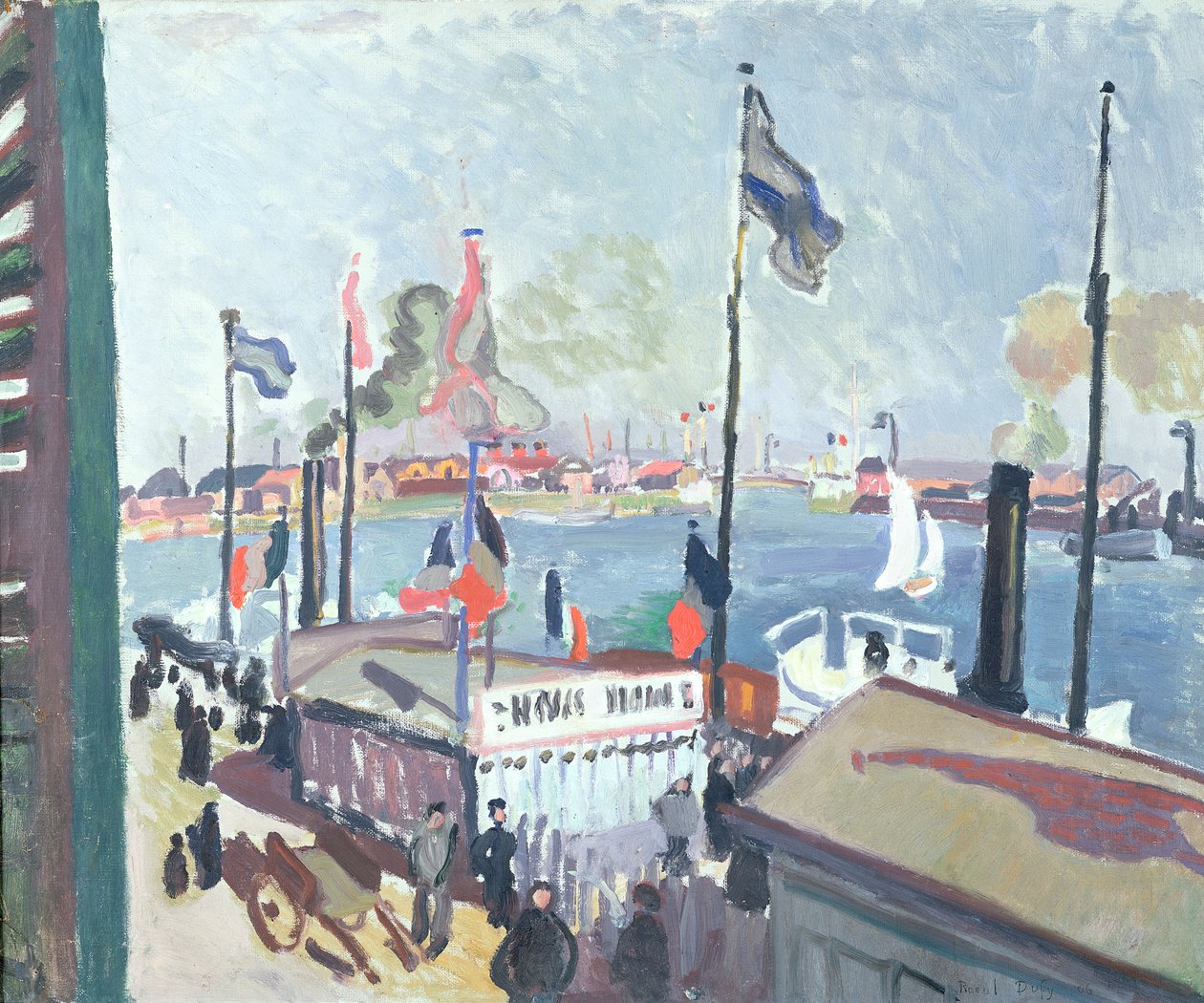 The Port at Le Havre by Raoul Dufy