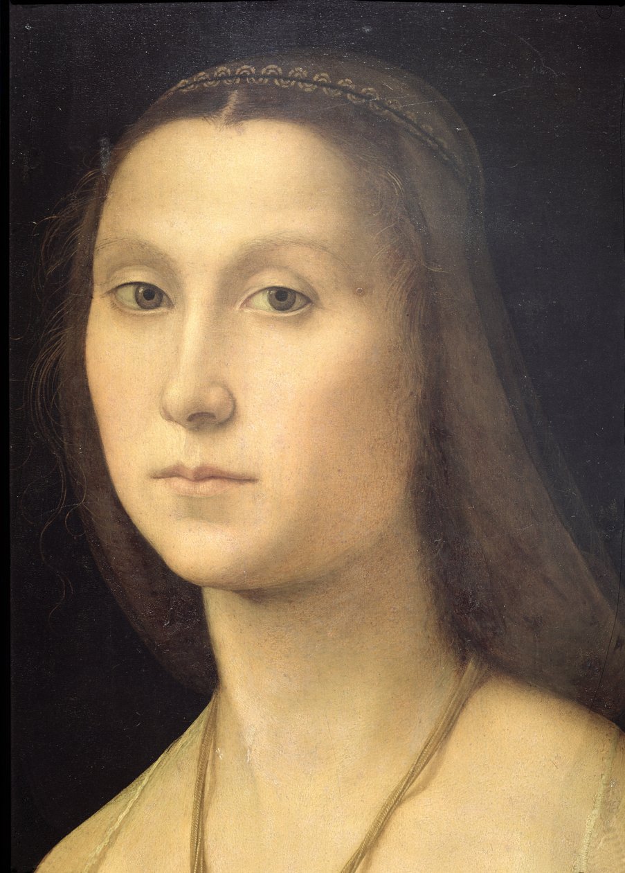 Portrait of a Woman (La Muta), 1507 (detail) by Raffaello Sanzio Raphael