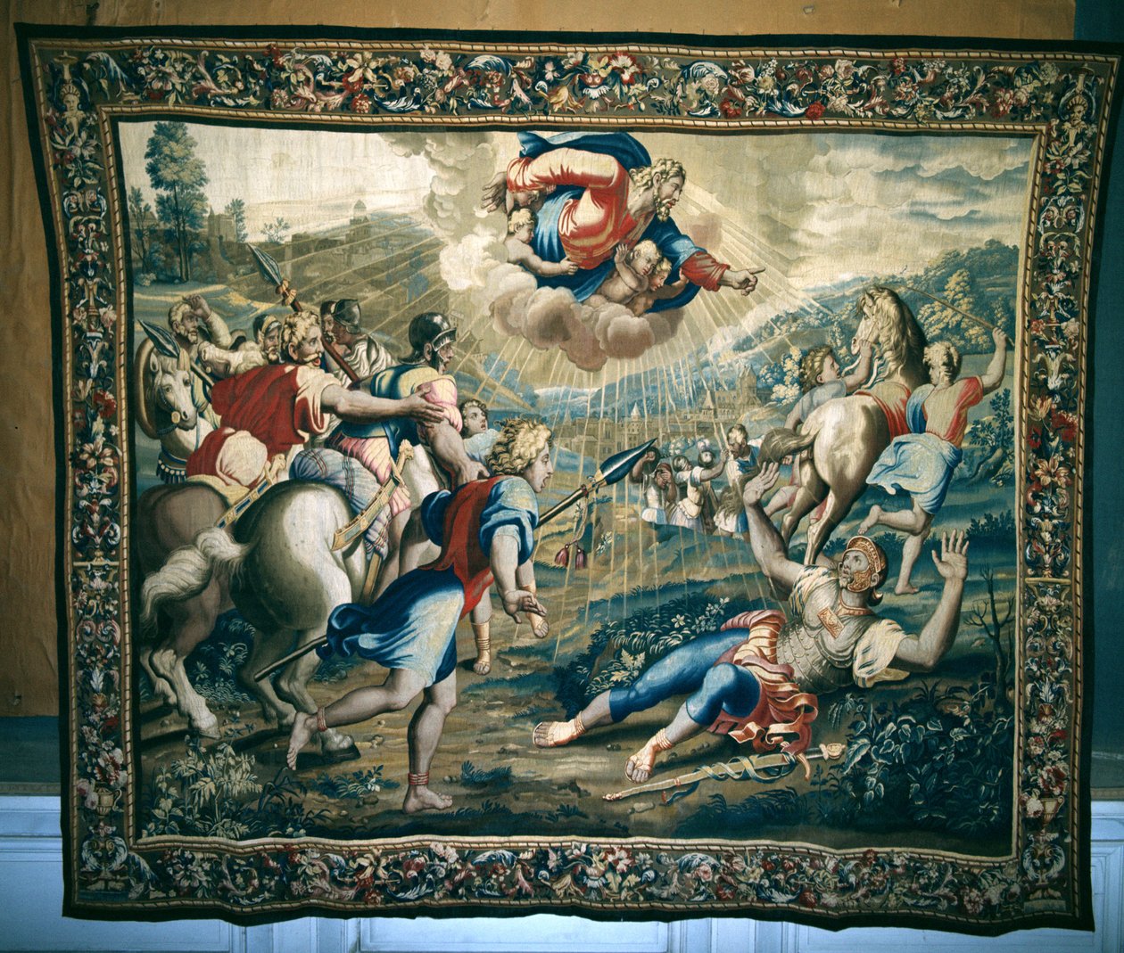 The Conversion of St. Paul, from a series depicting the Acts of the ...