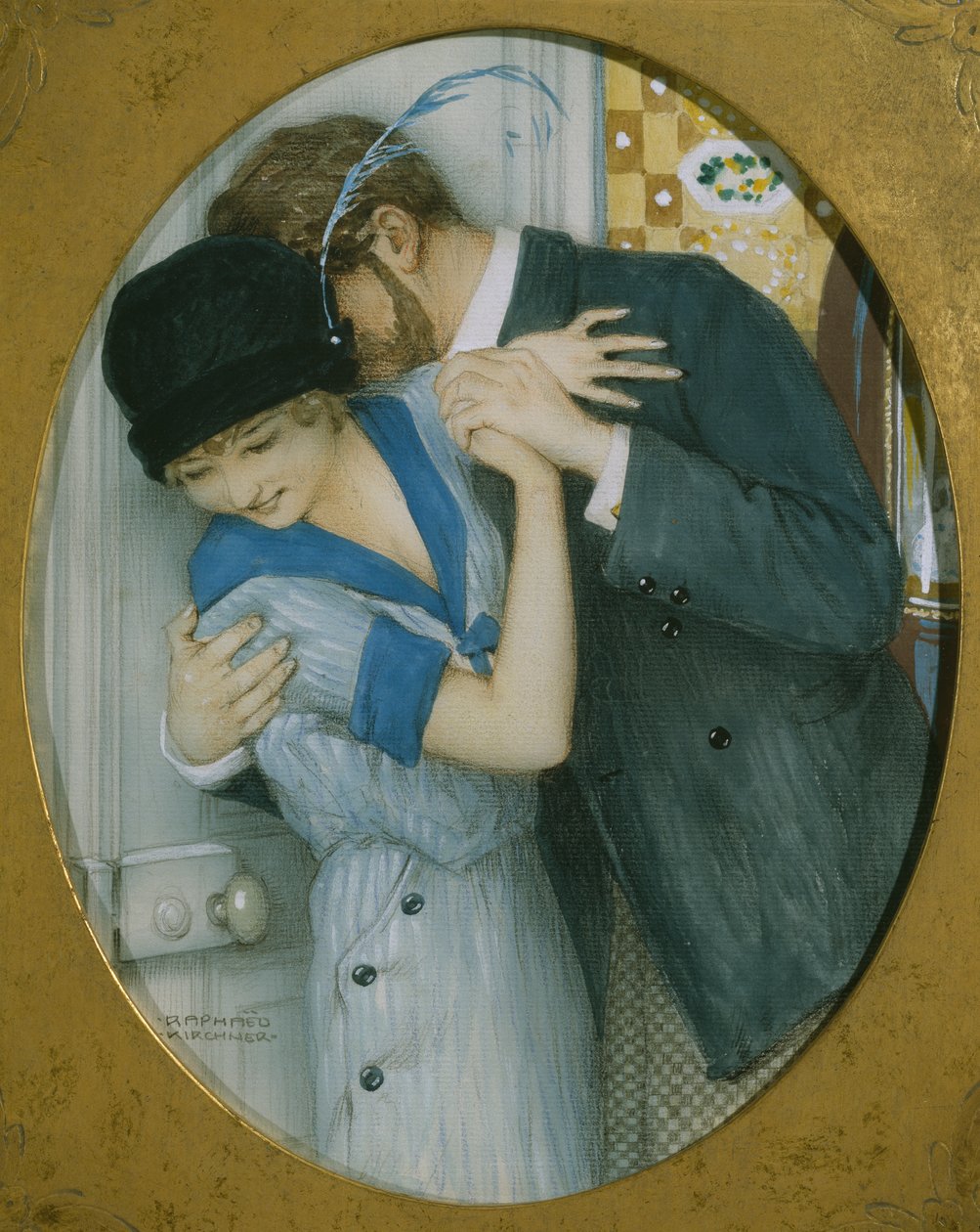 The Embrace by Raphael Kirchner: Premium art reproduction
