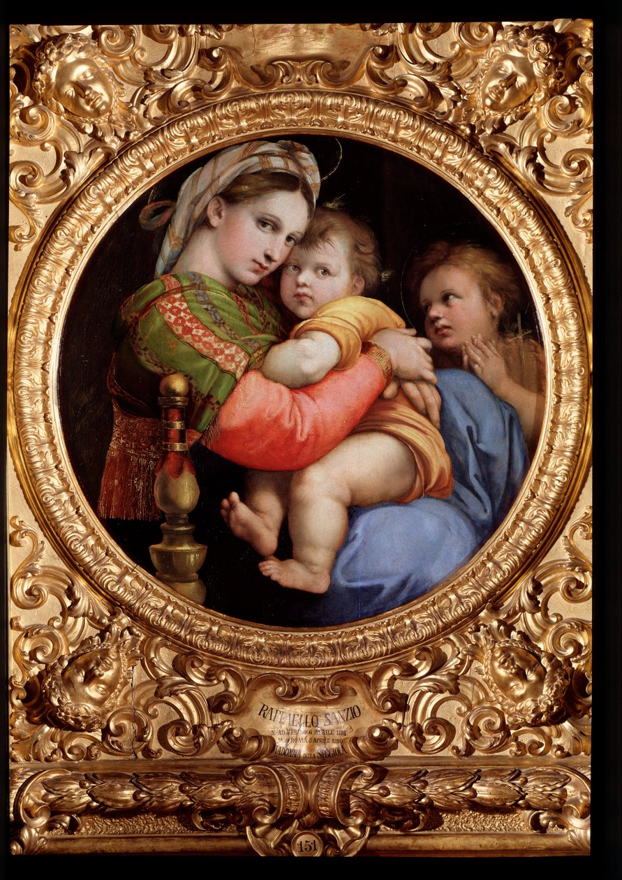 The Madonna of the Chair by Raphael: Buy fine art print