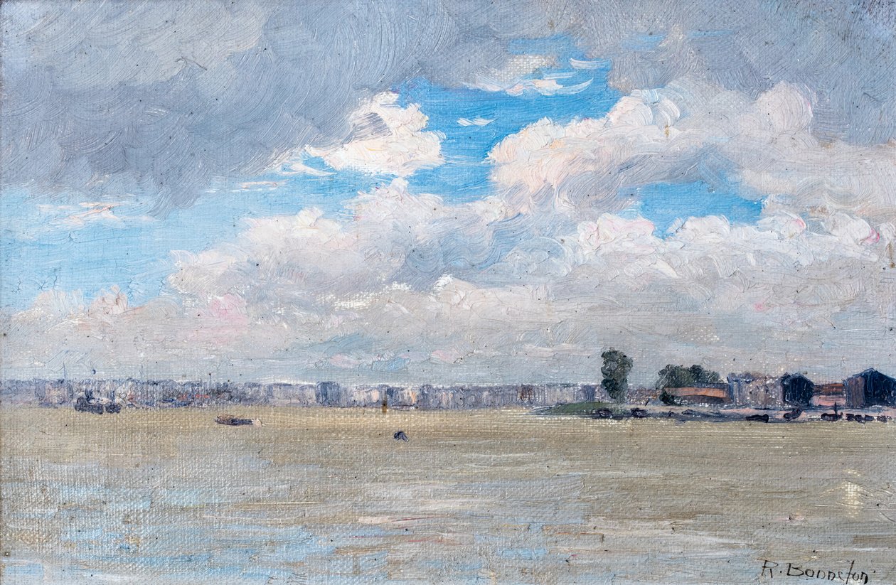 View of the Port of Bordeaux by Raymond Bonnefon