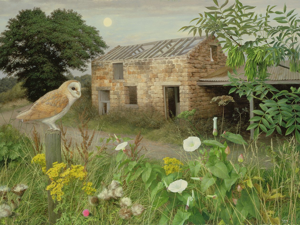 The Old Farm Buildings at Eccup, 2000 by Raymond Booth
