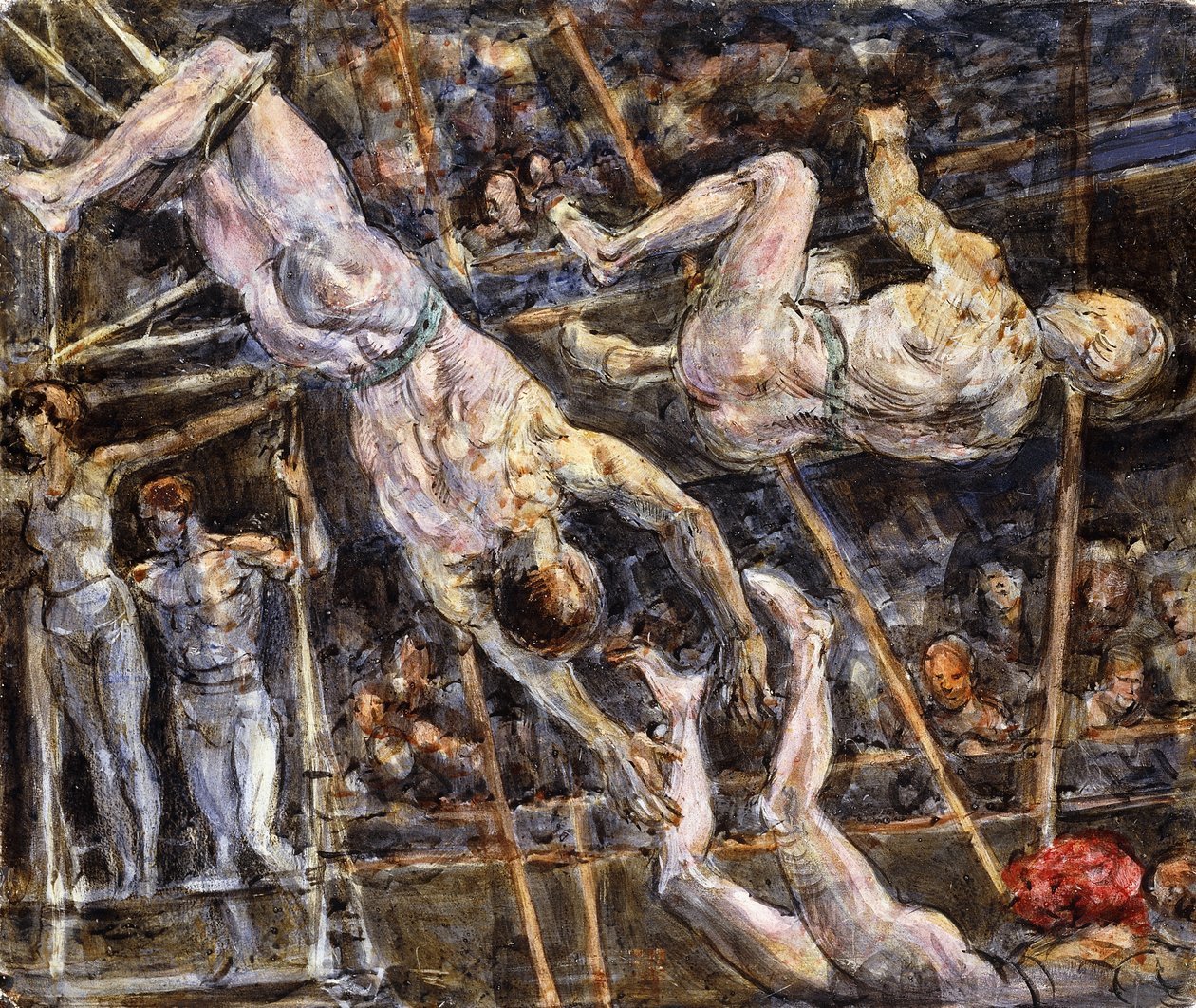 The Flying Concellos by Reginald Marsh