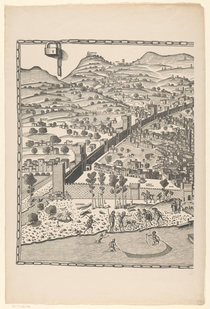 View of Florence (Left Part) by Reichsdruckerei