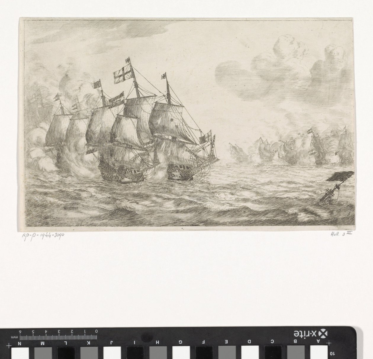 Sea Battle (series title: New Naval Battles) by Reinier Nooms