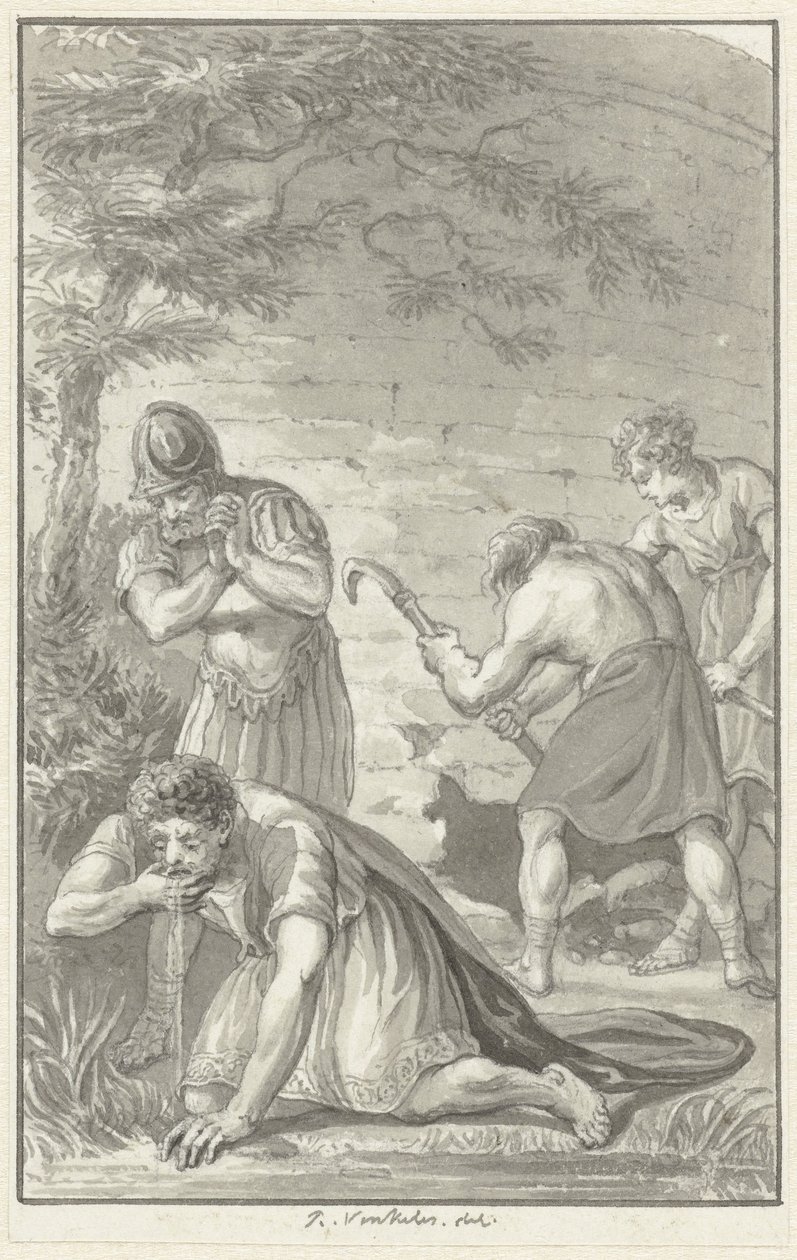 The Humiliation of Nero by Reinier Vinkeles (I)