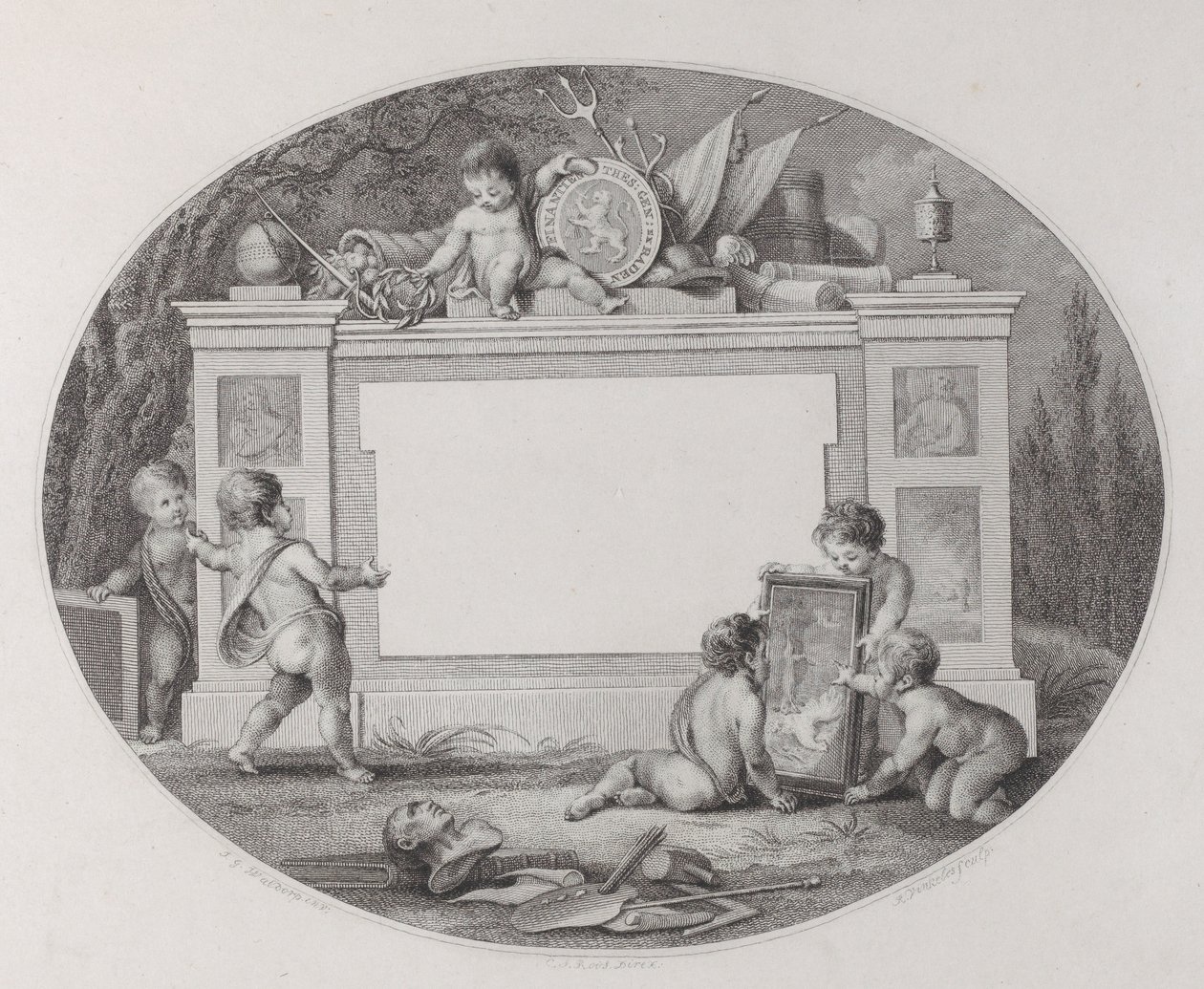 Trade Card, 19th Century by Reinier Vinkeles