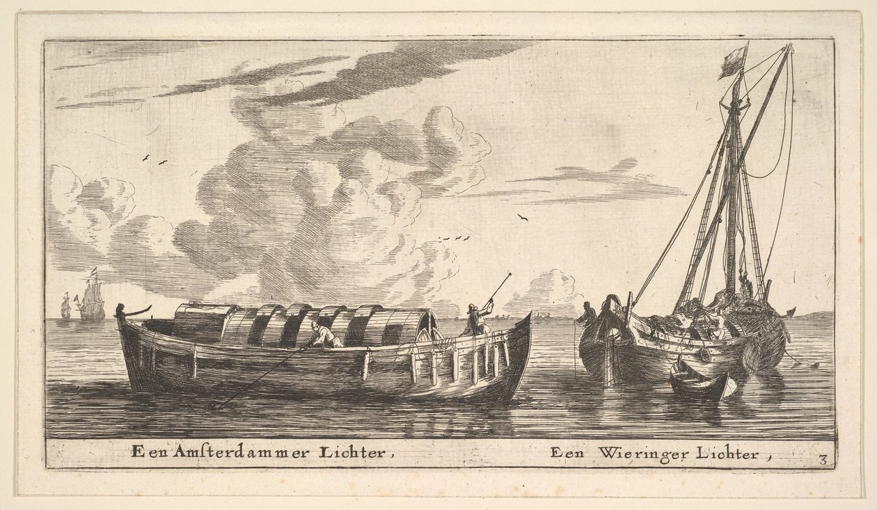 An Amsterdam Lighter and a Wieringer by Reinier Zeeman
