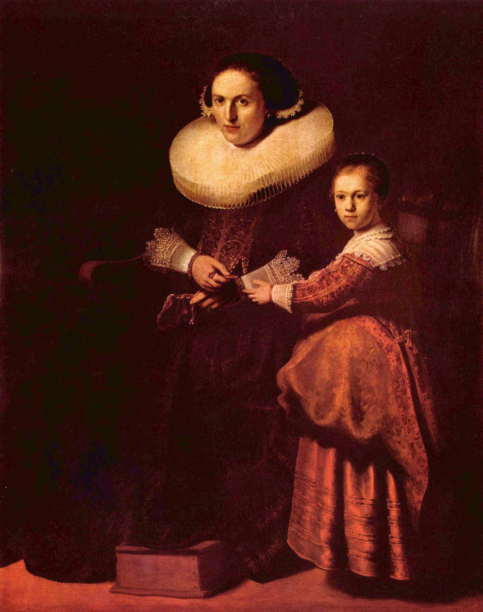 Susanna van Collen and her Daughter Anna by Rembrandt van Rijn