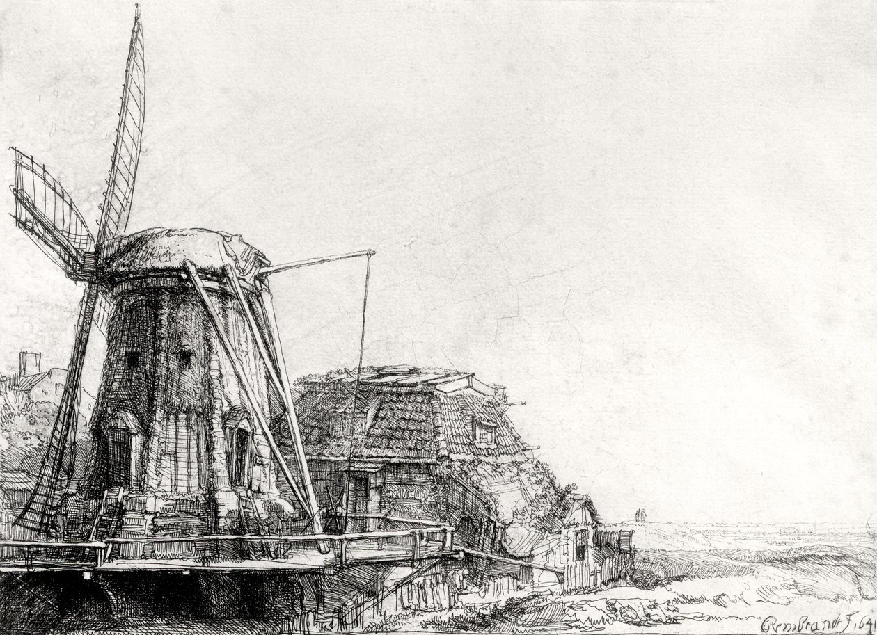 The Mill by Rembrandt van Rijn