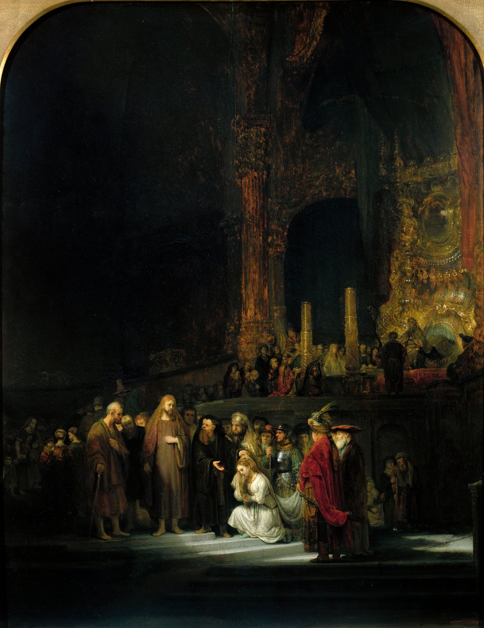 The Woman taken in Adultery by Rembrandt van Rijn