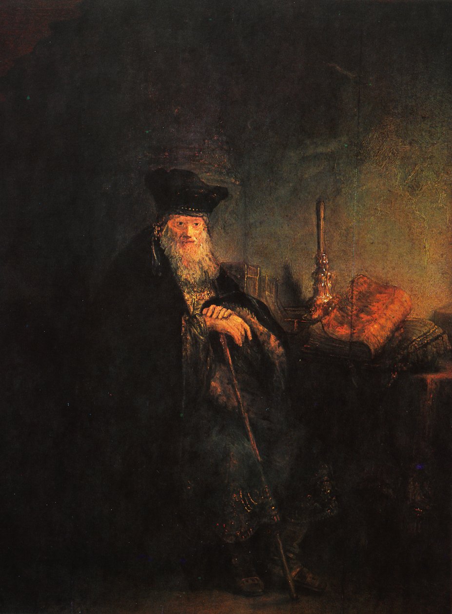 The Old Rabbi by Rembrandt van Rijn