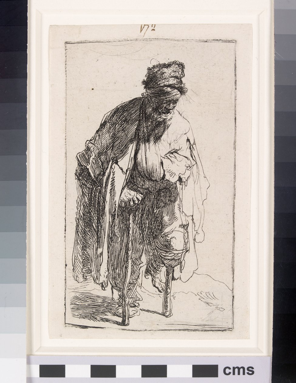 Beggar with a Wooden Leg, c.1630 by Rembrandt van Rijn