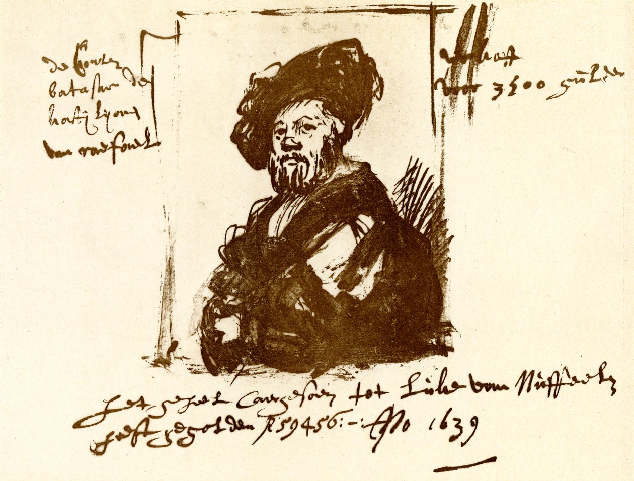 Count Balthasar Castiglione by Rembrandt van Rijn