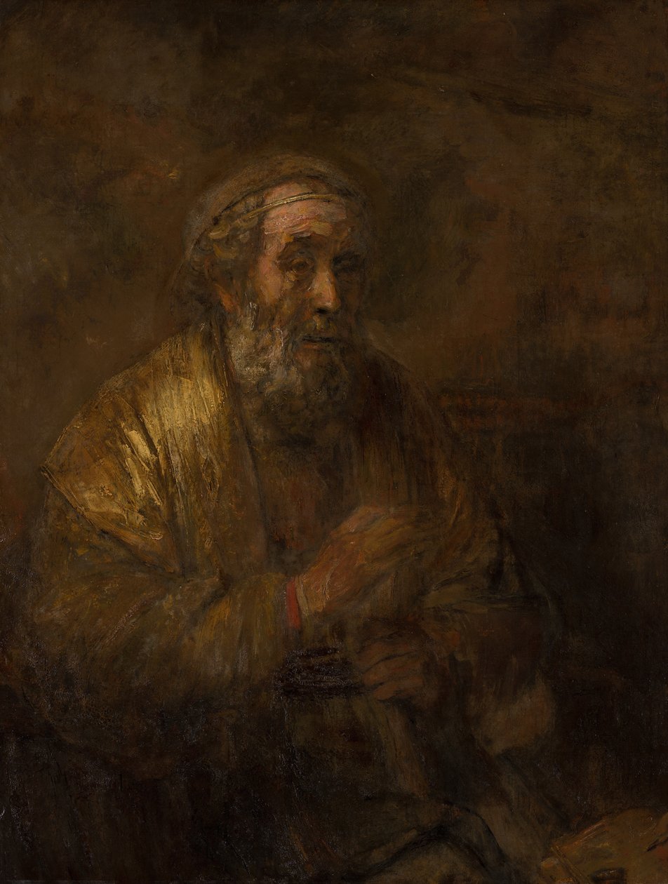 Homer Dictating to a Clerk by Rembrandt van Rijn