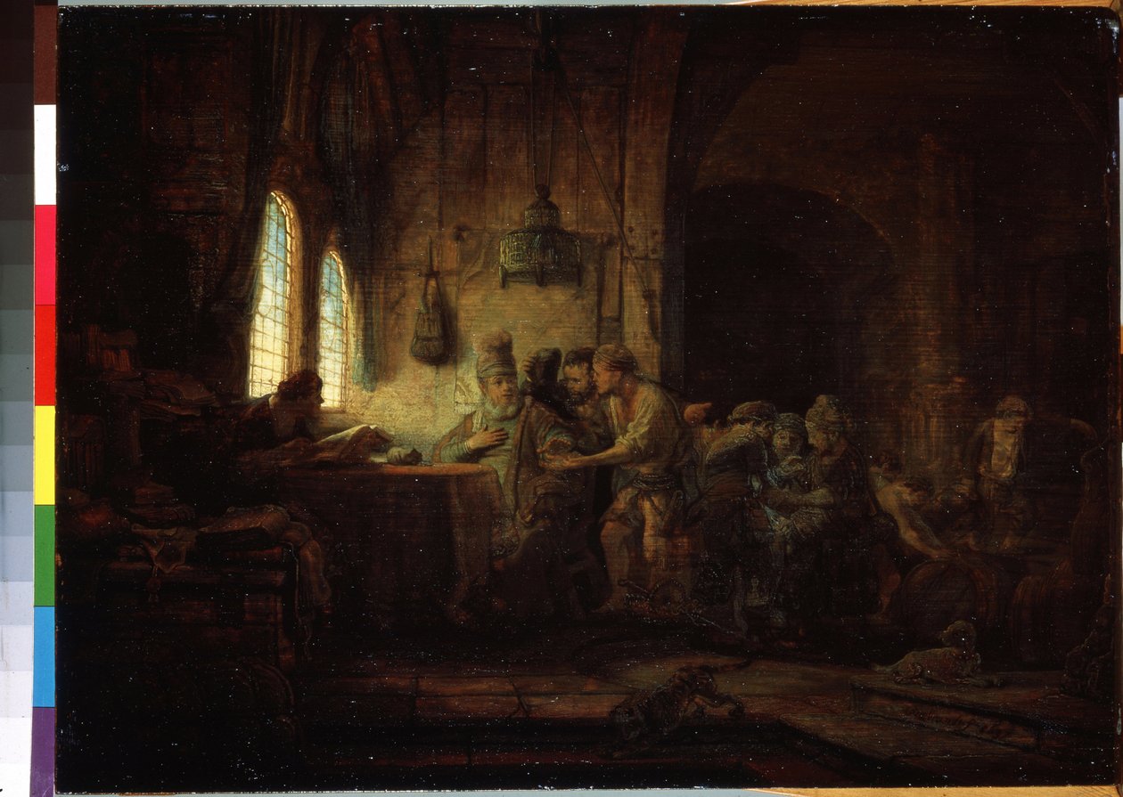 The Parable of the Labourers in the Vineyard by Rembrandt Harmensz. van Rijn