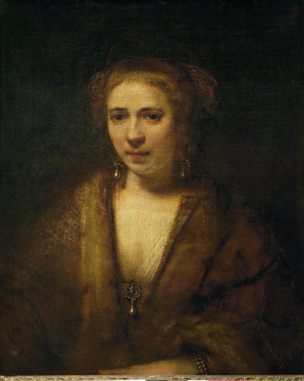 Portrait of Hendrijke Stoffels by Rembrandt Harmensz. van Rijn