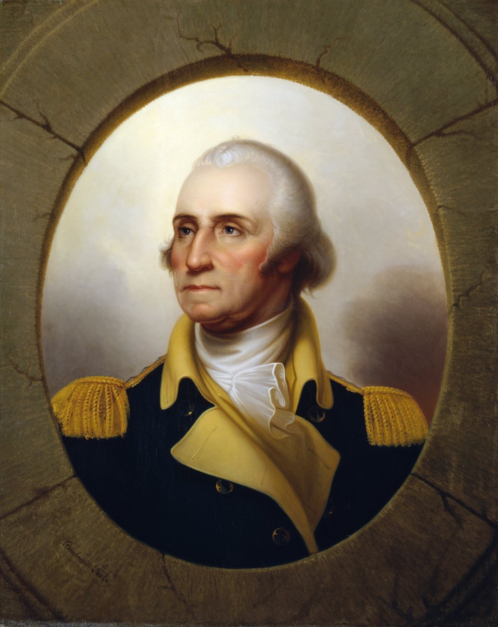 George Washington (Porthole Type) by Rembrandt Peale