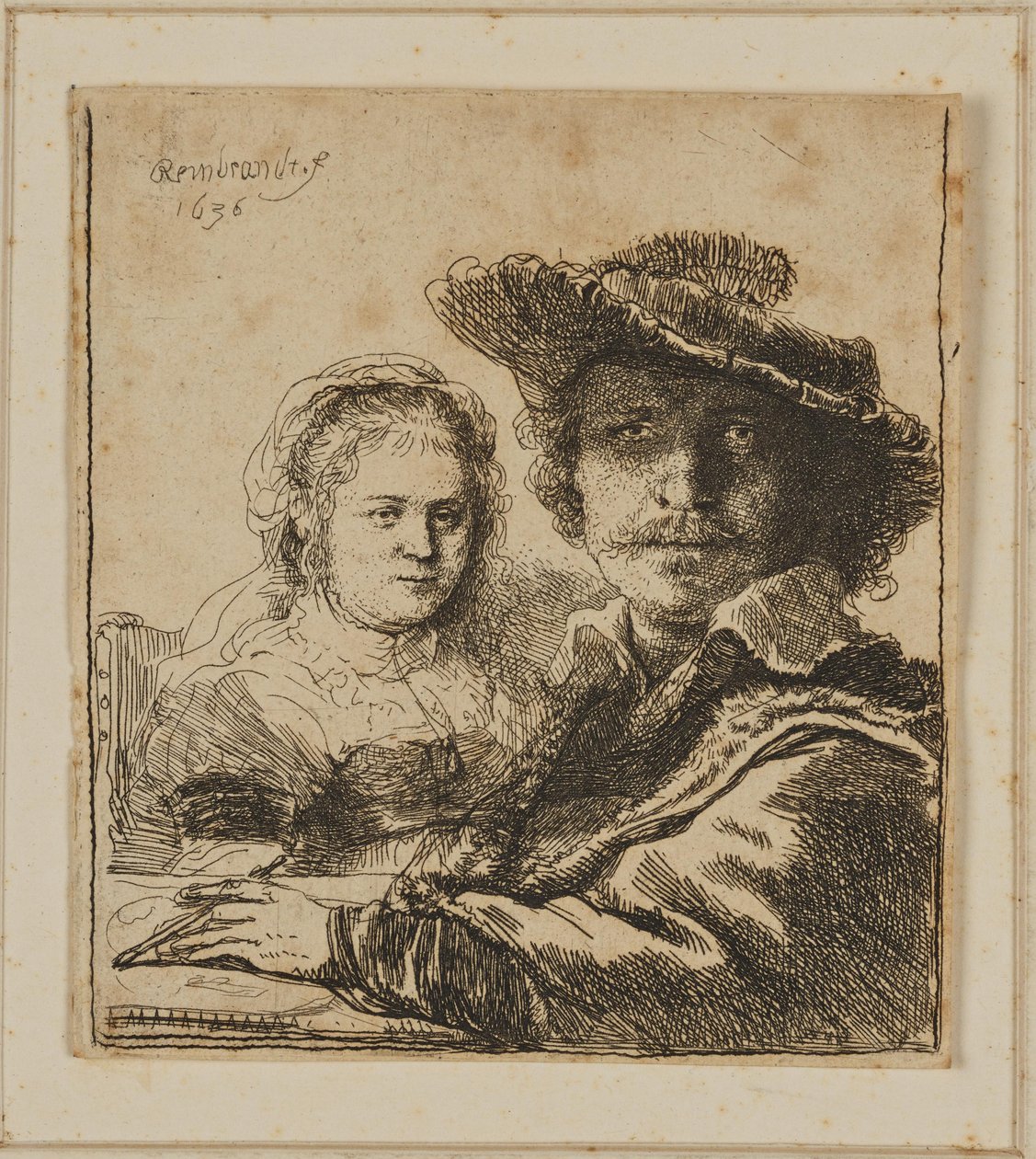 A Painter and His Wife by Rembrandt van Rijn