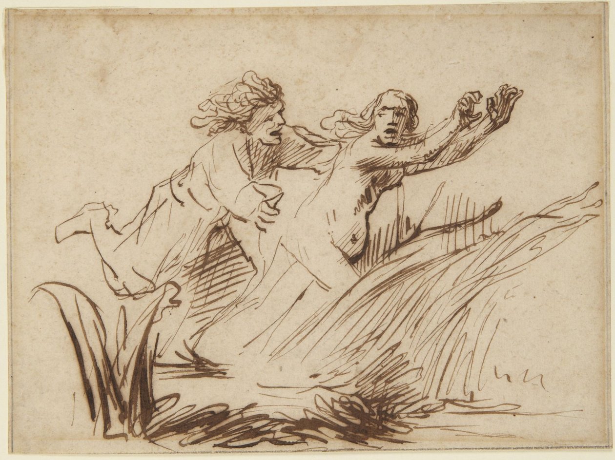 Apollo and Daphne by Rembrandt van Rijn