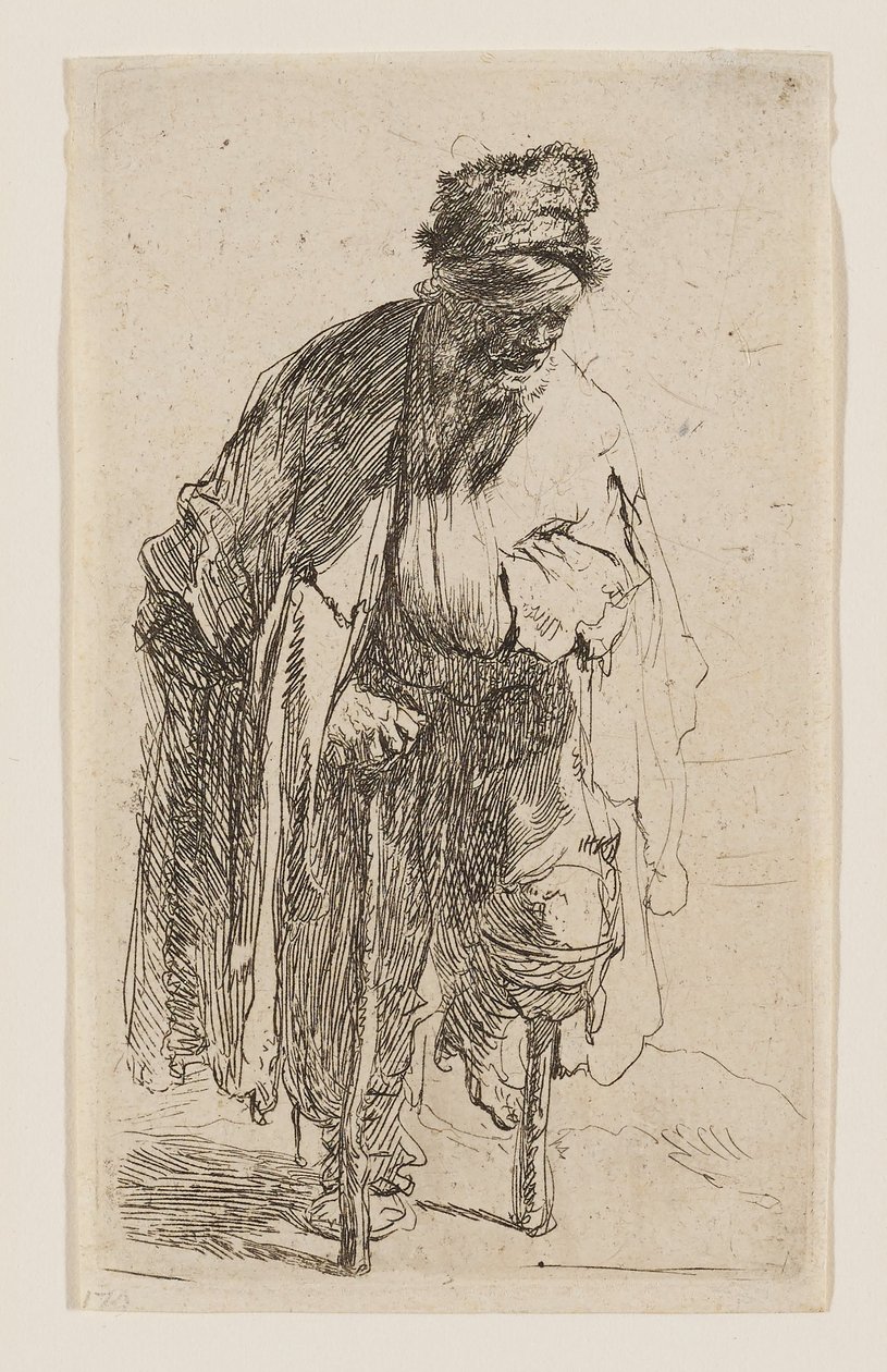 Beggar with a Wooden Leg by Rembrandt van Rijn