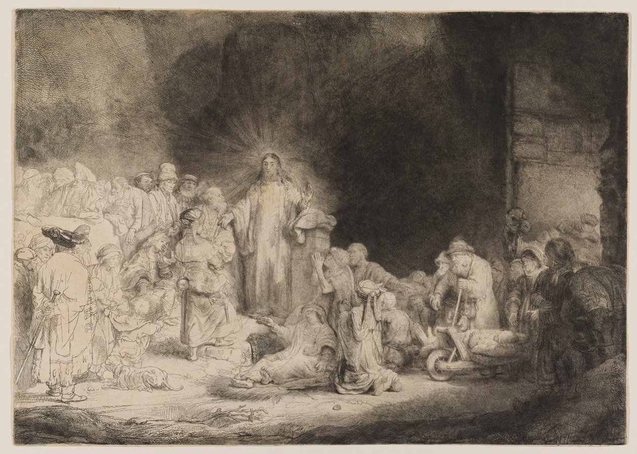 Christ Healing the Sick by Rembrandt van Rijn