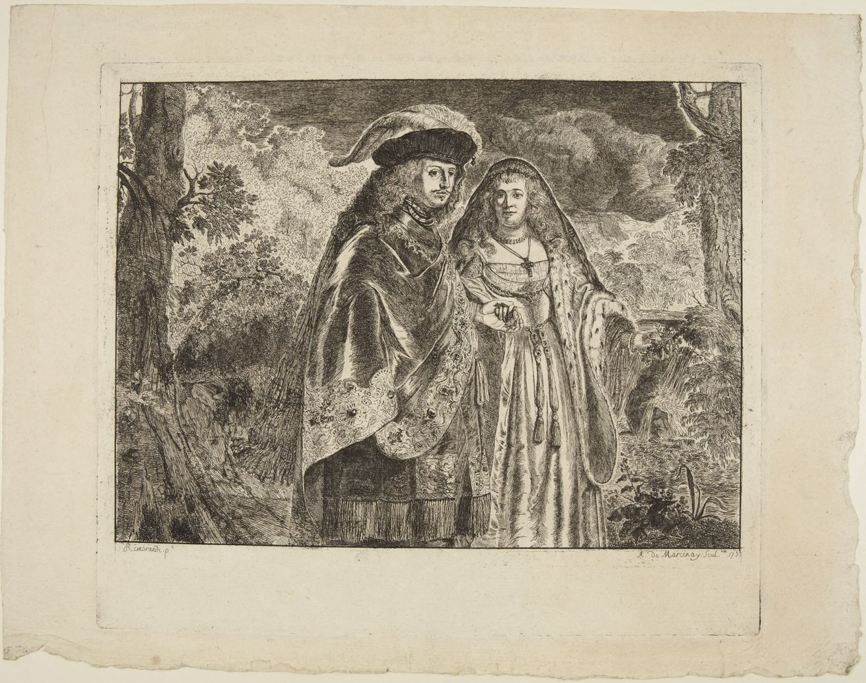 The Man with the White Feather by Rembrandt van Rijn