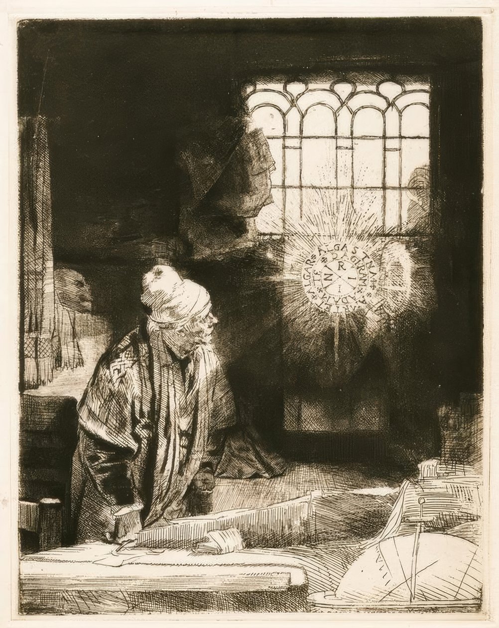 Faust by Rembrandt van Rijn