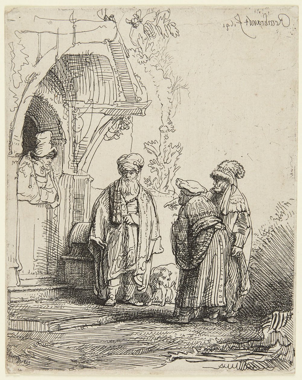 Jacob and Laban by Rembrandt van Rijn